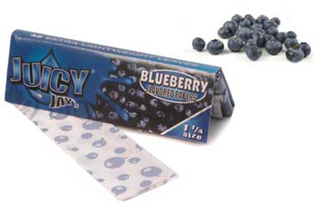 Ризла JJ's Blueberry - Самокрутки - Вкусовые ароматизированные бумажки - Магазин вапорайзеров, бонгов и лучших аксессуаров для курения  rastastore.ru